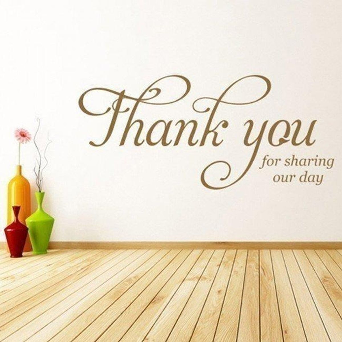 GENERICO - Decomural Thank You Wedding WS-17068