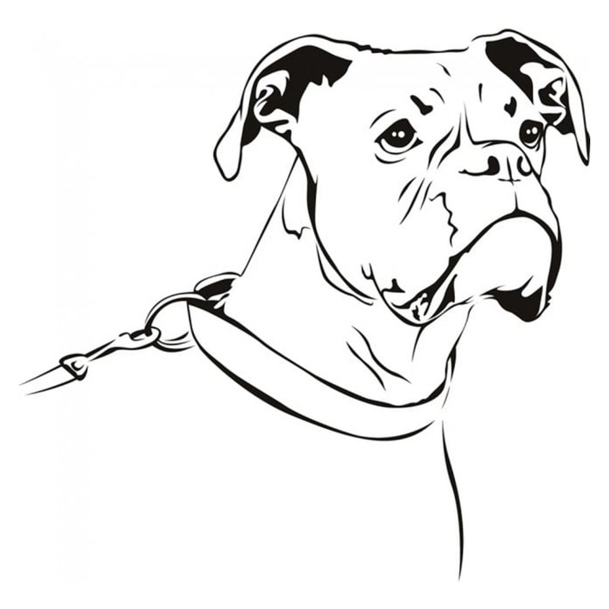 GENERICO - Decomural Boxer Dog Pet Animals WS-17591