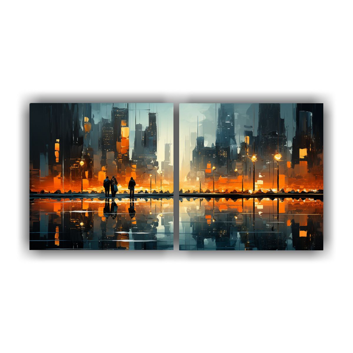 GENERICO - Pinturas Abstractas En Estilo Llamativo En 120x60 Cm