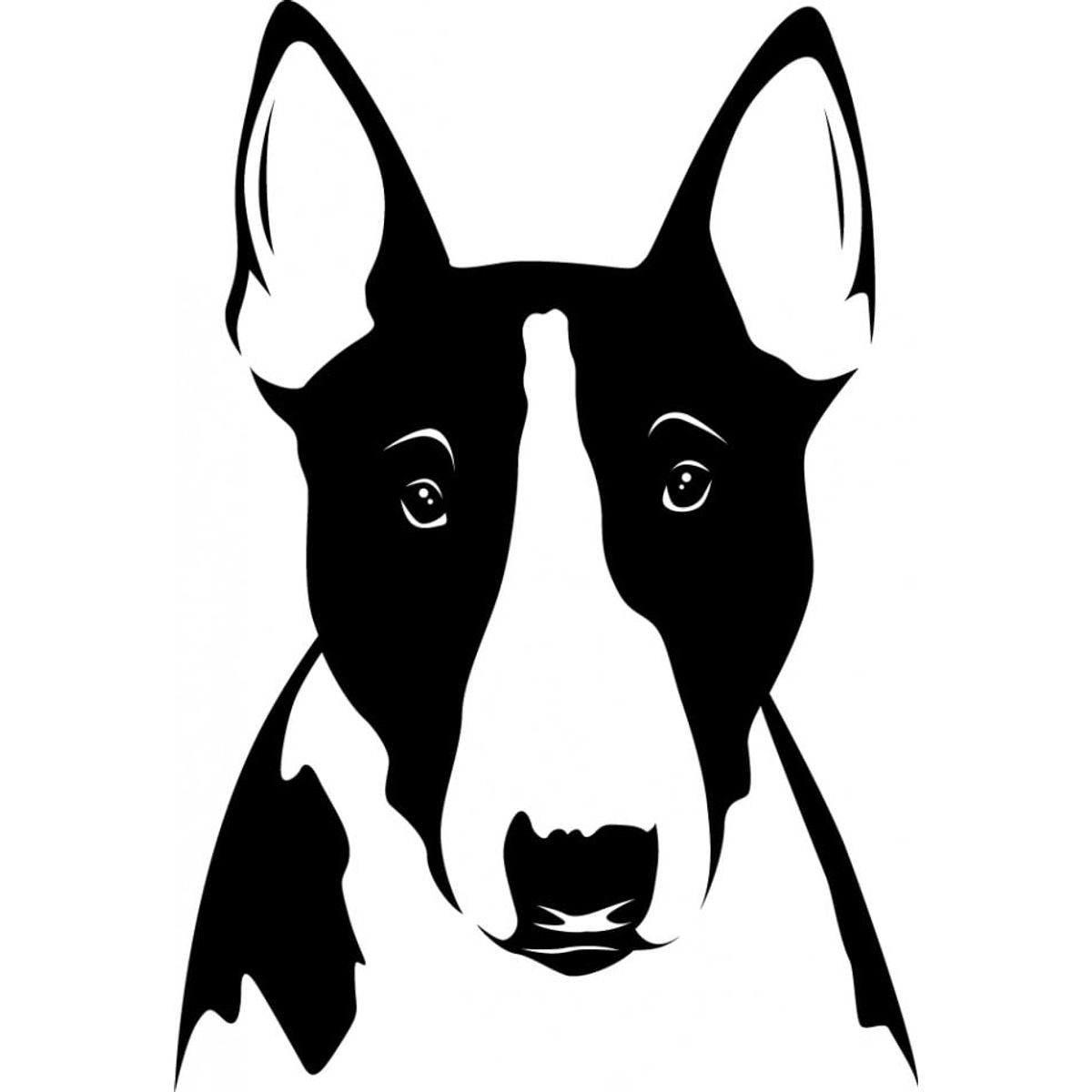 GENERICO - Decomural Bull Terrier Dog Animals Pets WS-17602