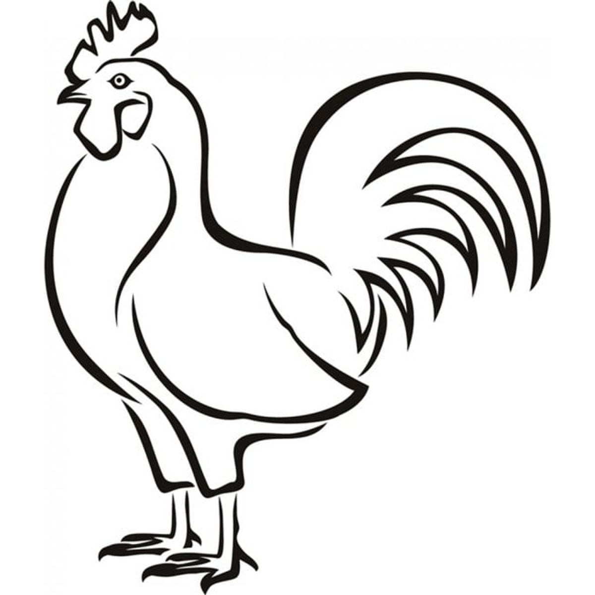 GENERICO - Decomural Chicken Farm Bird Animals WS-17611