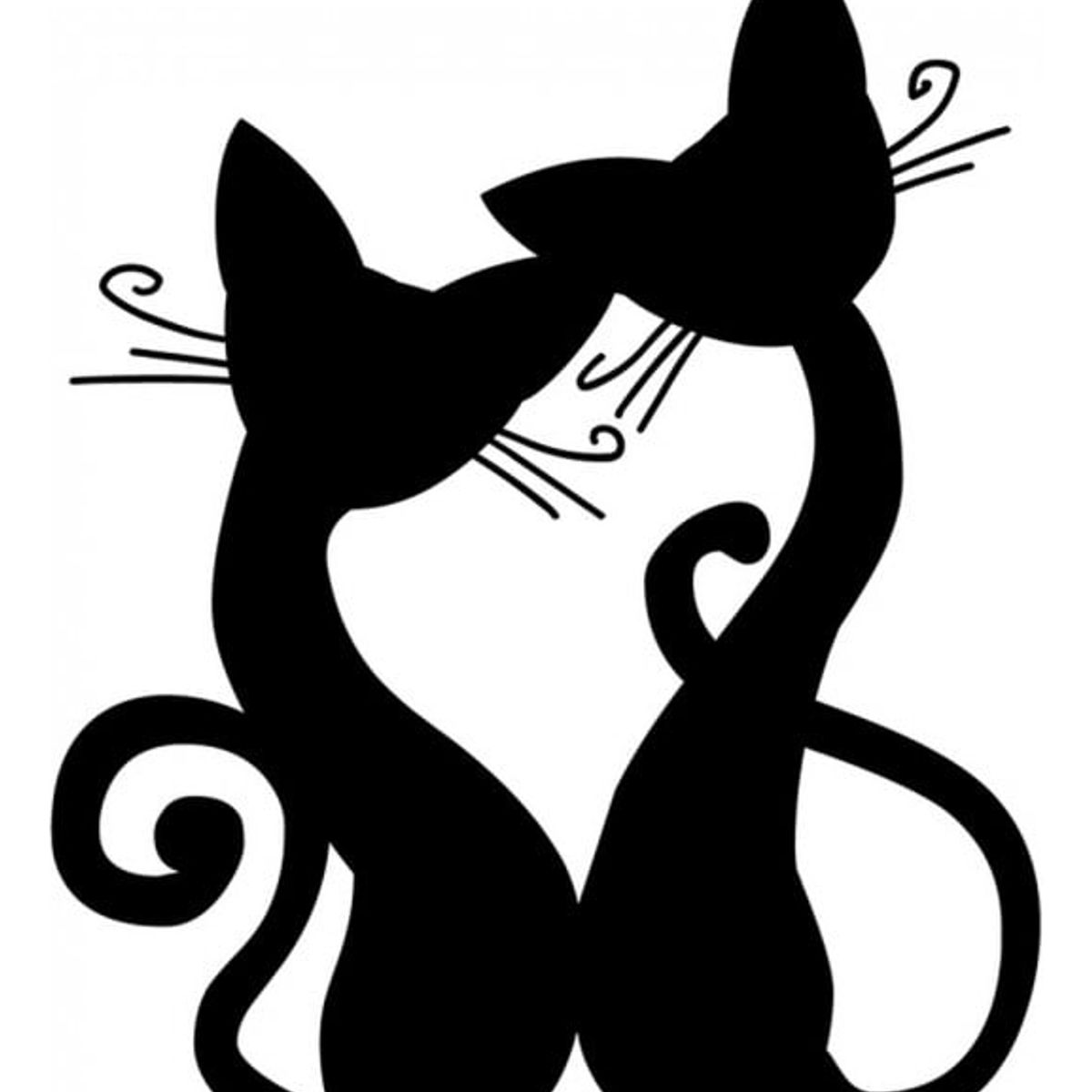 GENERICO - Decomural Two Cats Love Pets WS-17613