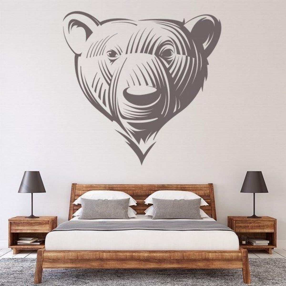 GENERICO - Decomural Bear Portrait Wild Animals WS-17616