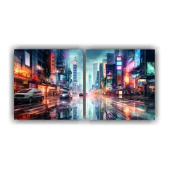 GENERICO - Pinturas De Pared Enigmáticas De Dos Artes El 140x70 Cm