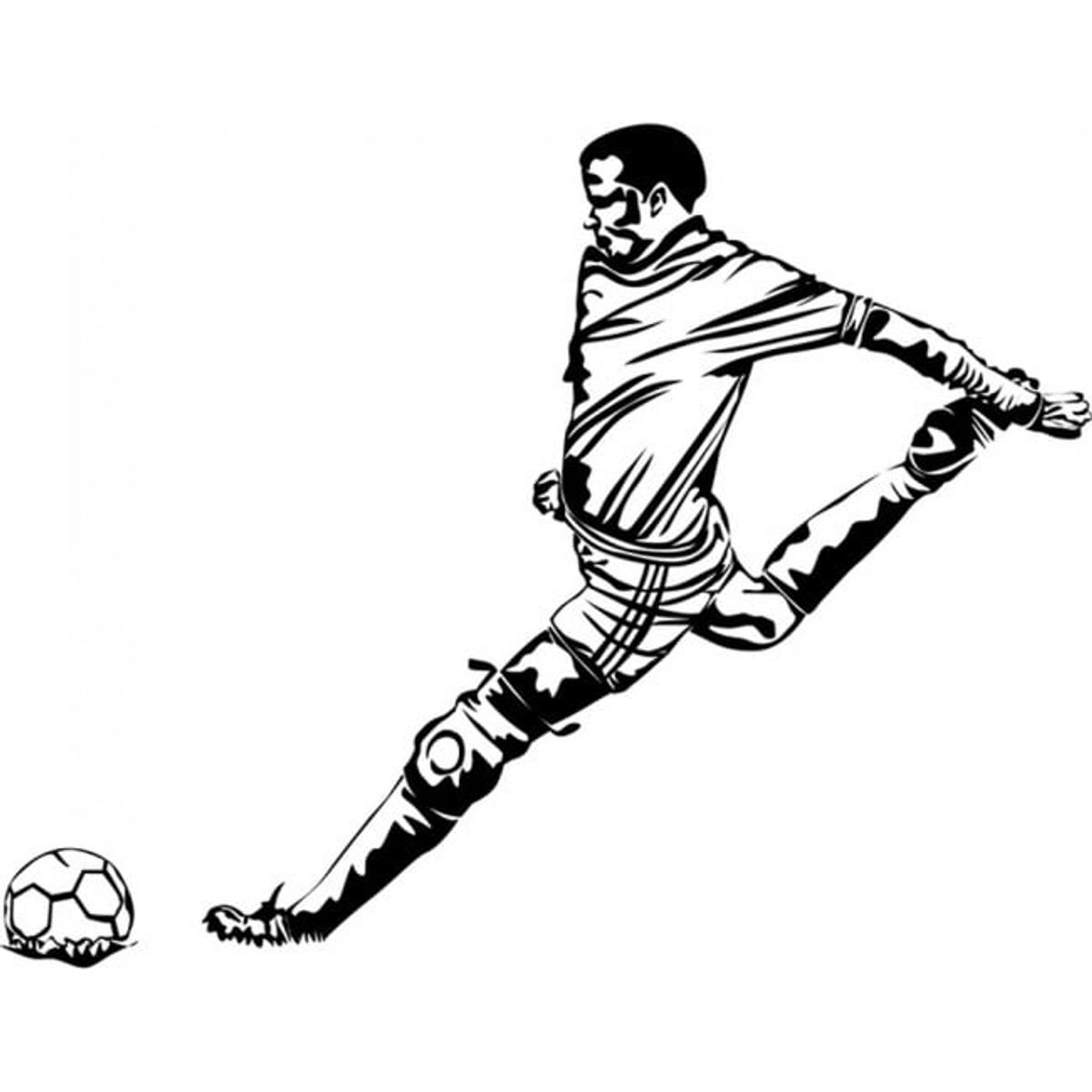 GENERICO - Decomural Football Goal Footballer Sports WS-17632
