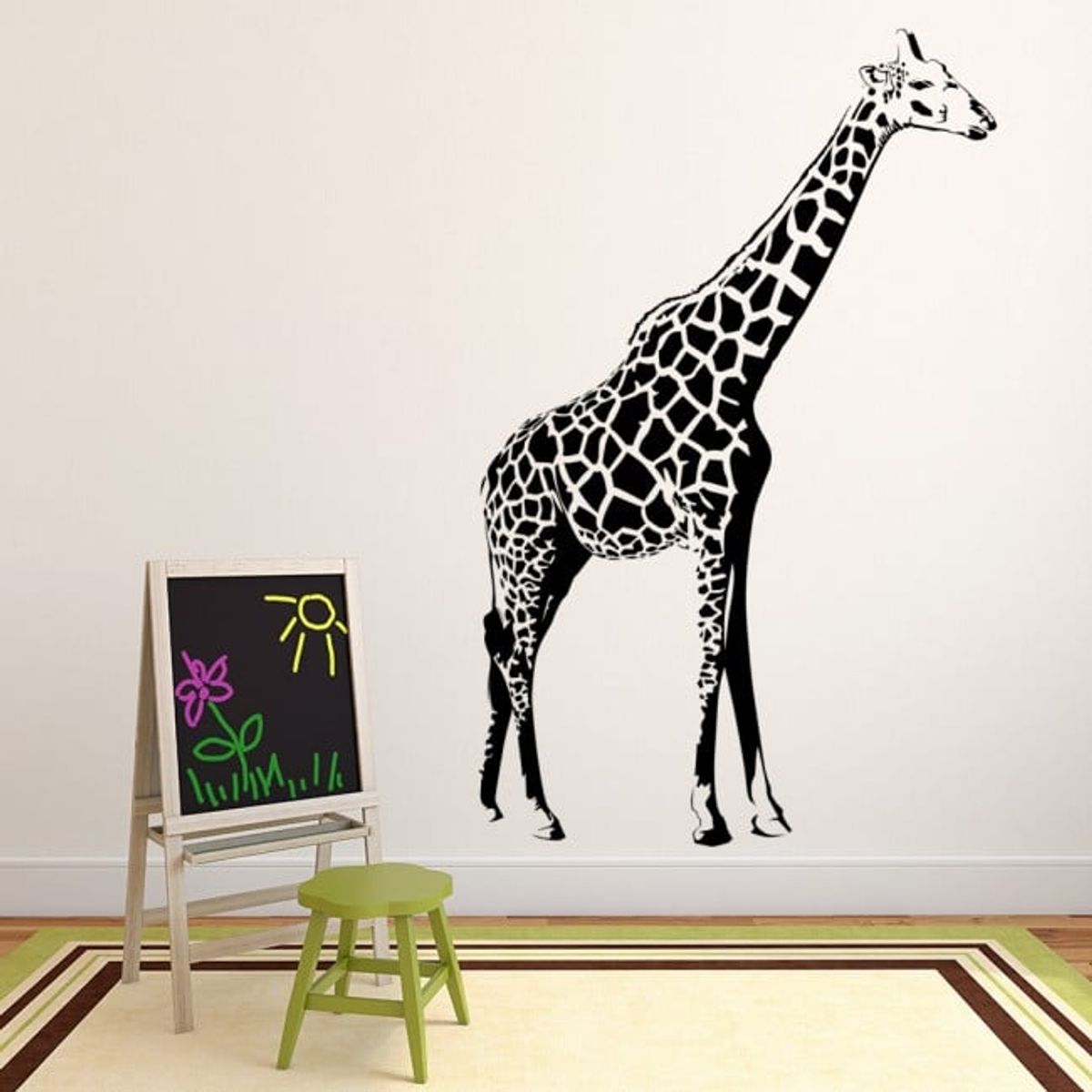 GENERICO - Decomural Giraffe African Animals WS-17639
