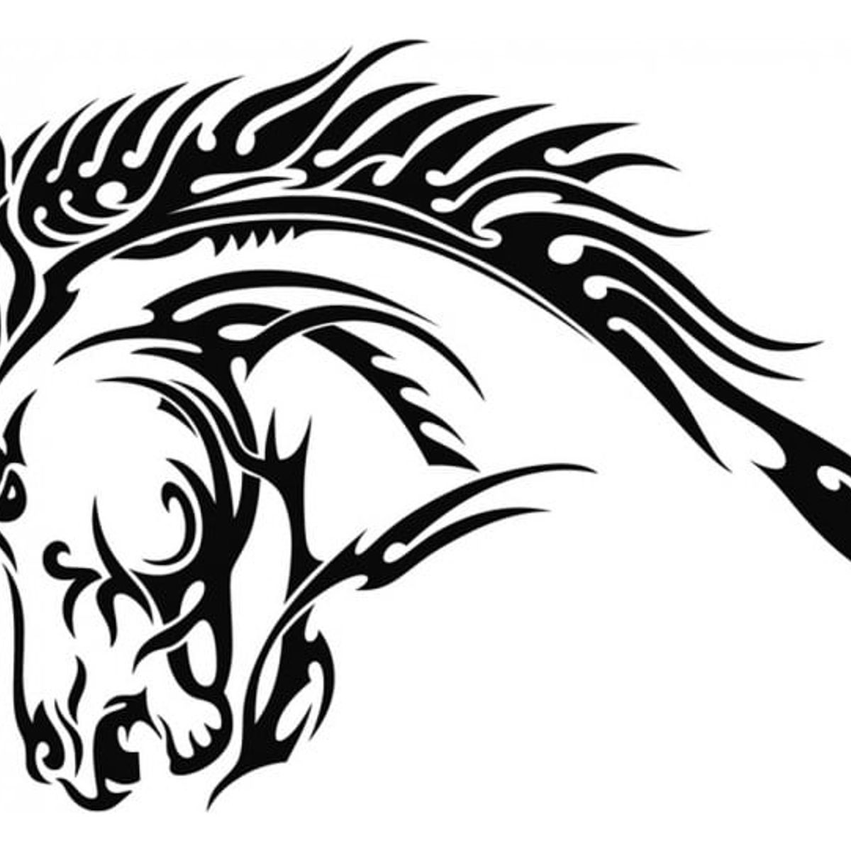 GENERICO - Decomural Tribal Stallion Horse WS-17654