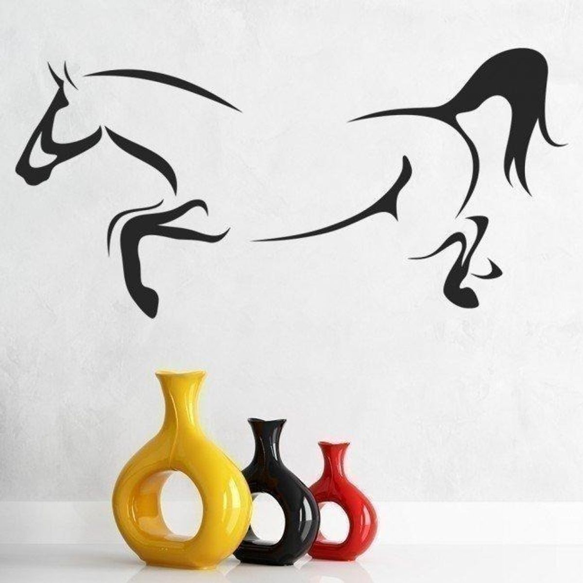 GENERICO - Decomural Jumping Horse Farm Animals WS-17658