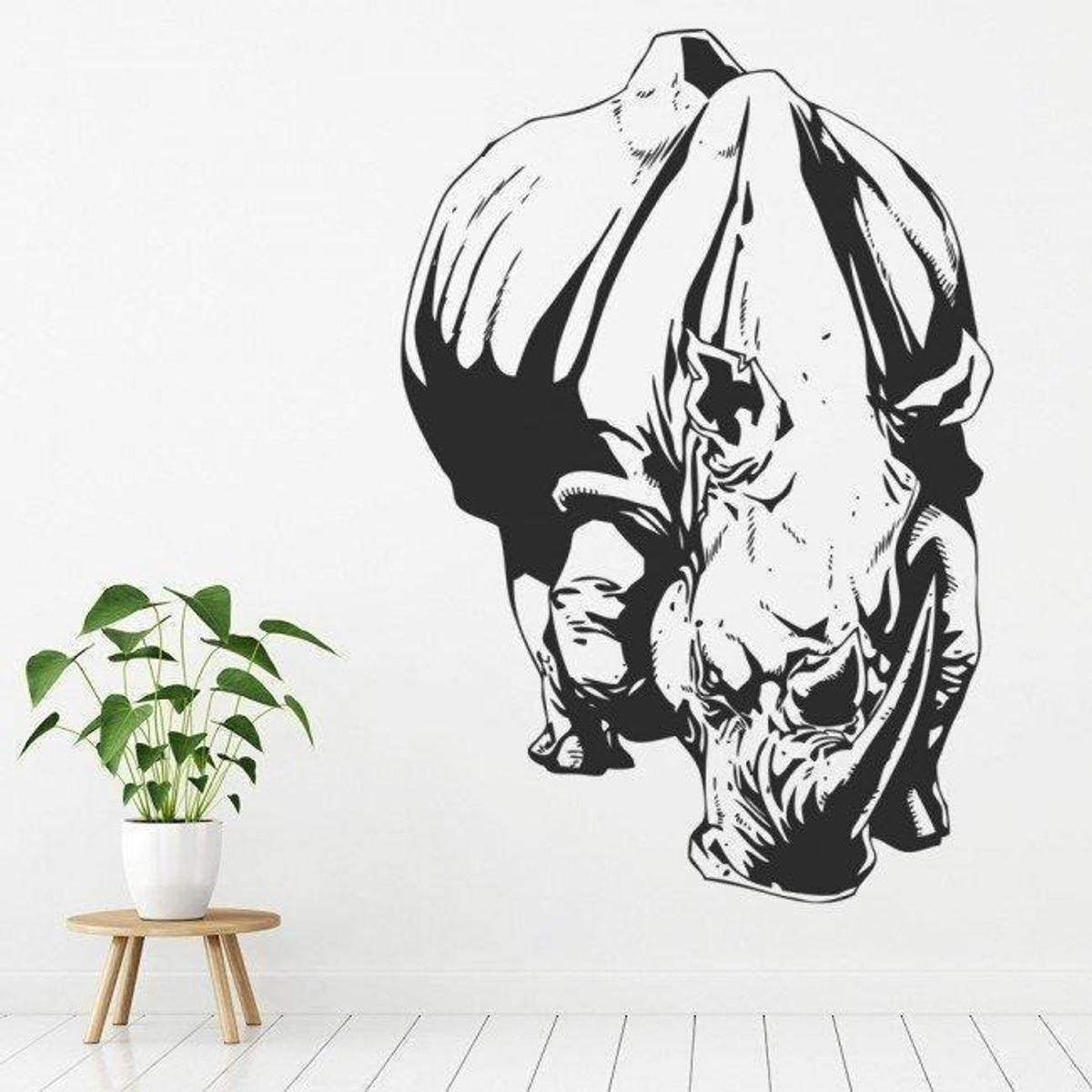 GENERICO - Decomural Angry Rhino African Animals WS-17669