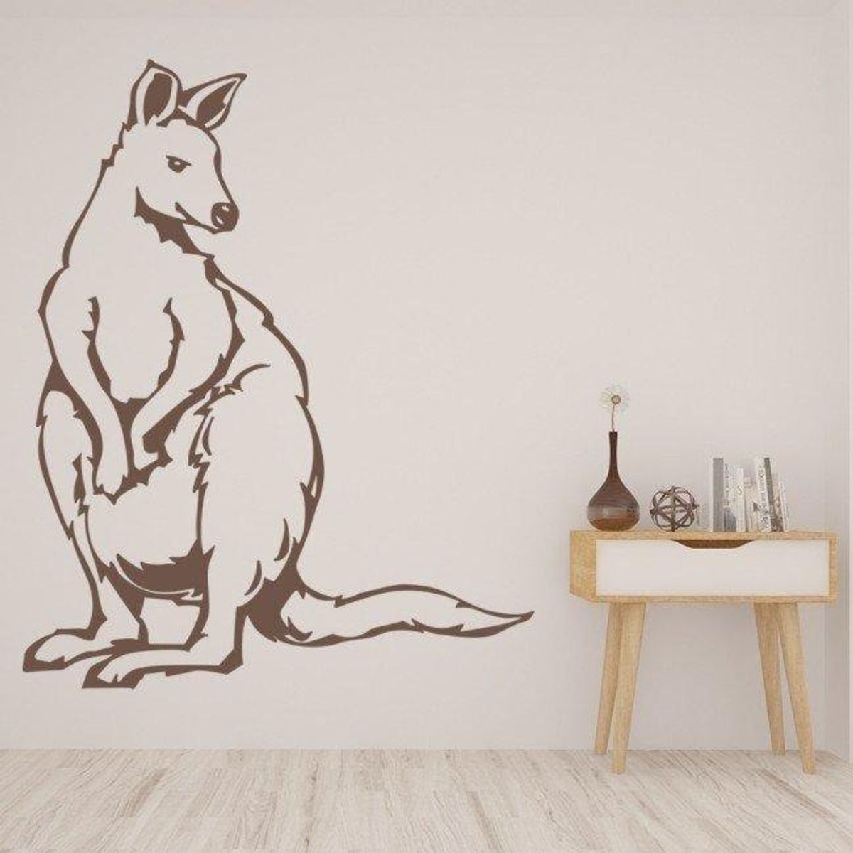 GENERICO - Decomural Sitting Kangaroo Wild Animals WS-17671