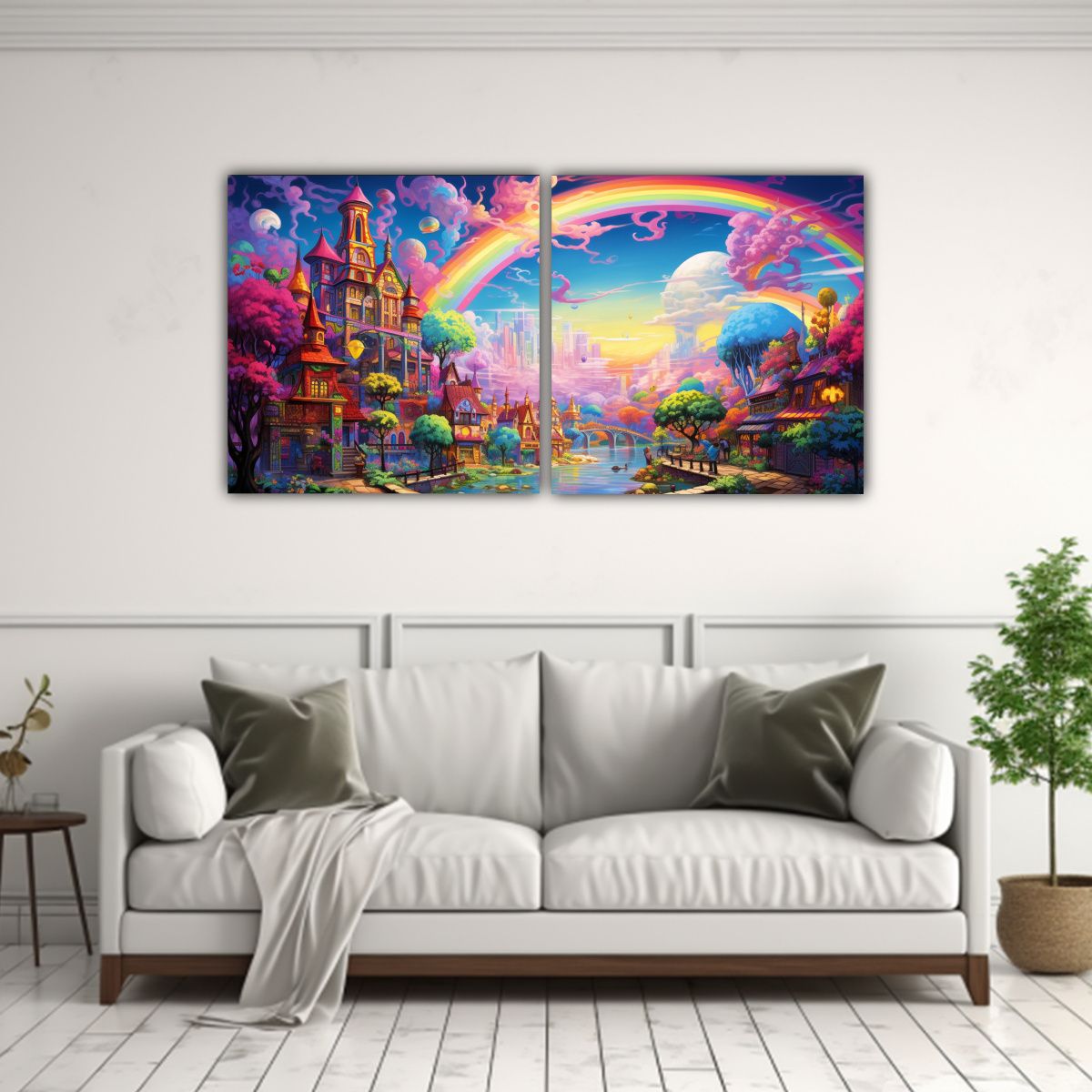 GENERICO - Pintura En Tela Para Sala Con Imagen Audaz De 140x70 Cm