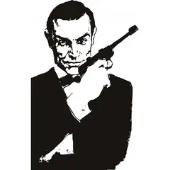 GENERICO - Decomural Sean Connery James Bond 007 WS-17678
