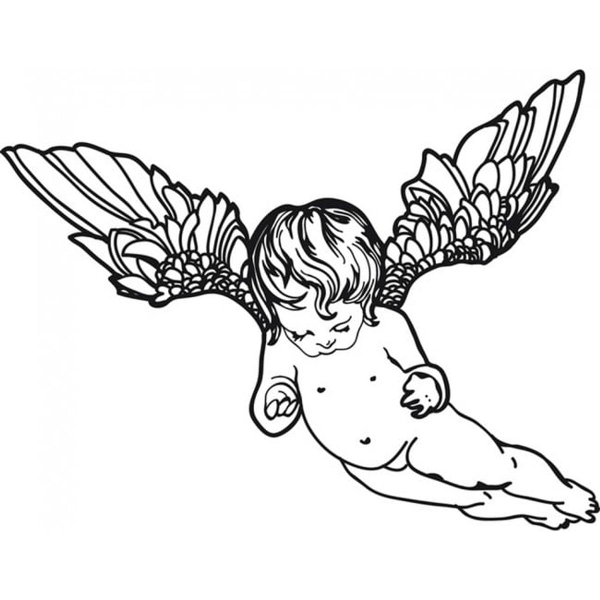 GENERICO - Decomural Flying Cherub Angel WS-17685