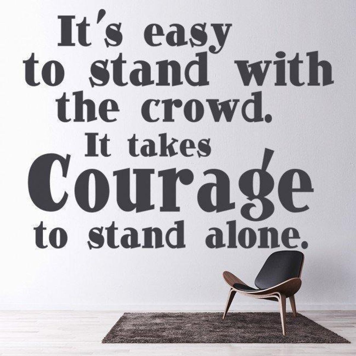 GENERICO - Decomural Courage Inspirational WS-17699