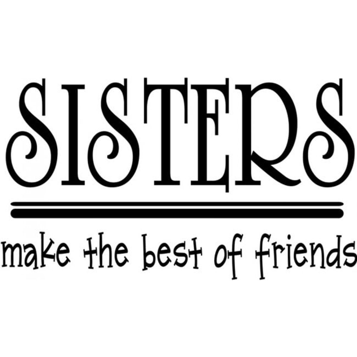 GENERICO - Decomural Best Friend Sisters WS-17702