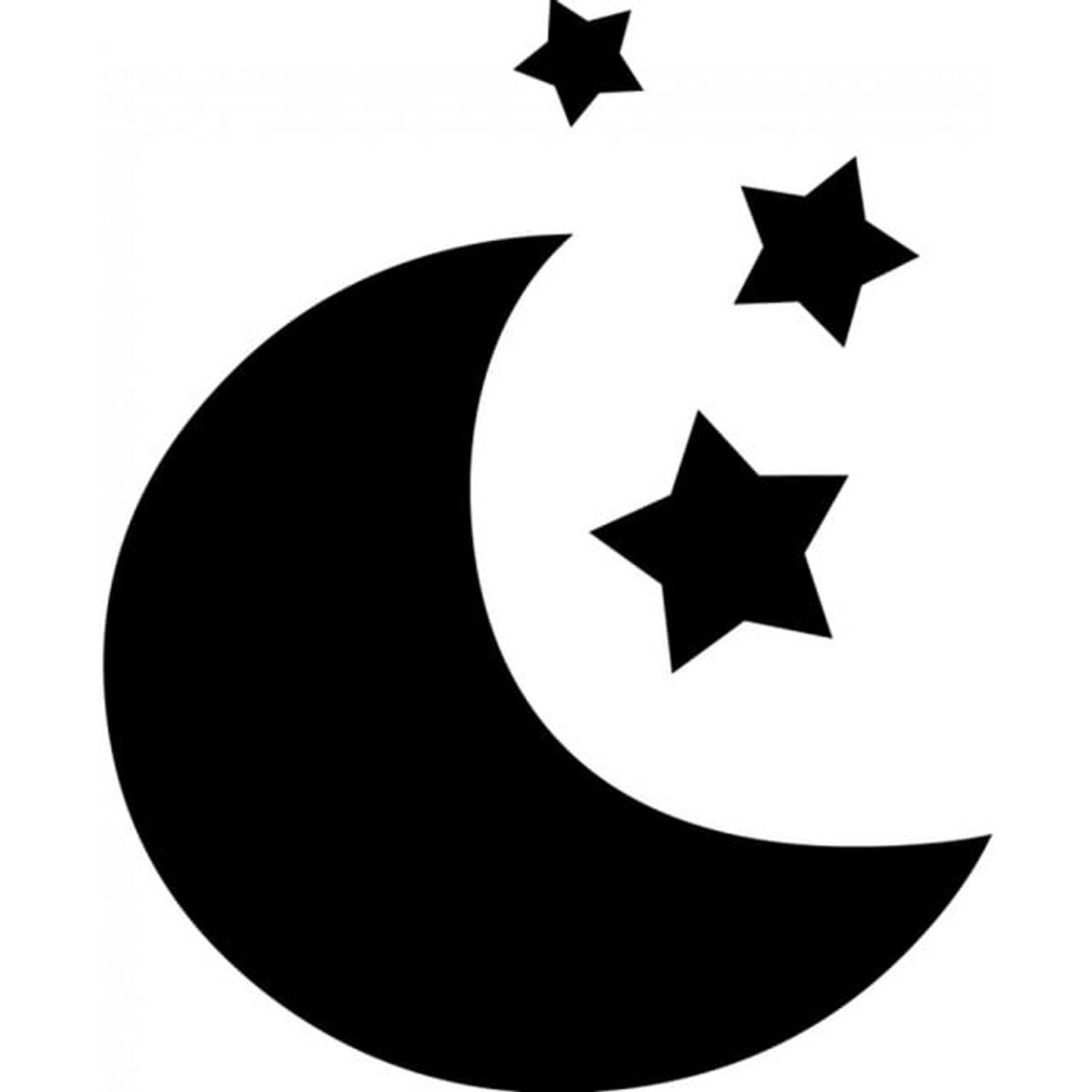 GENERICO - Decomural Moon And Stars Nursery WS-17742