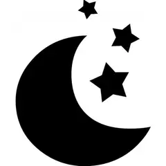 GENERICO - Decomural Moon And Stars Nursery WS-17742