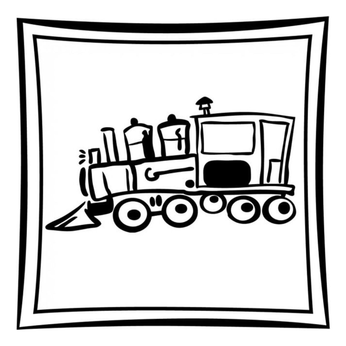 GENERICO - Decomural Train Picture Frame WS-17745