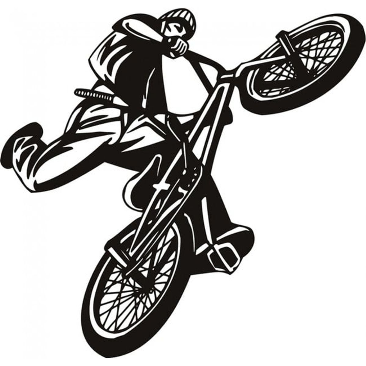 GENERICO - Decomural Bmx Stunt Bike Cycling Sports WS-17757