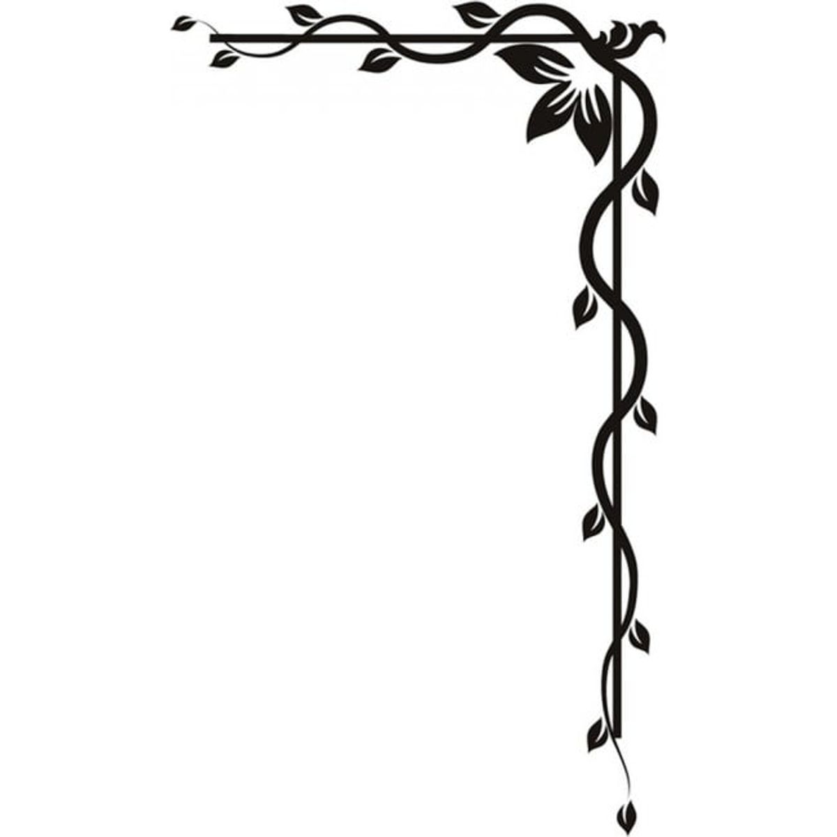 GENERICO - Decomural Climbing Vine Floral Corner WS-17765