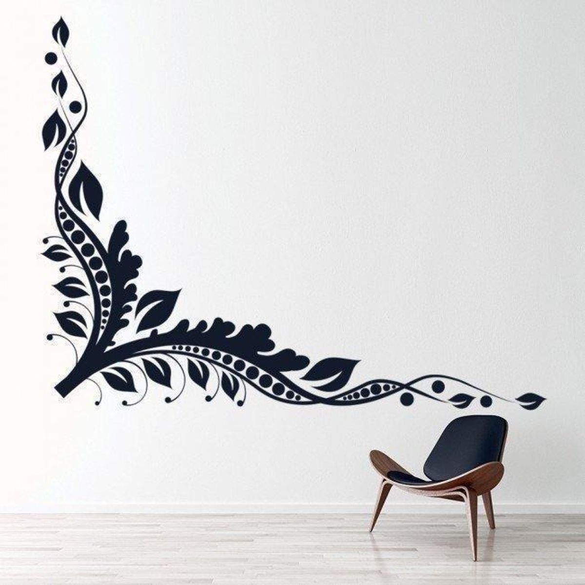 GENERICO - Decomural Intricate Vines Floral Corner WS-17766