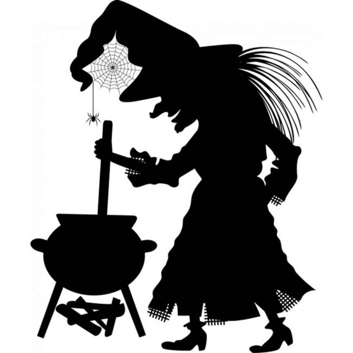 GENERICO - Decomural Witch Cauldron Halloween WS-17792