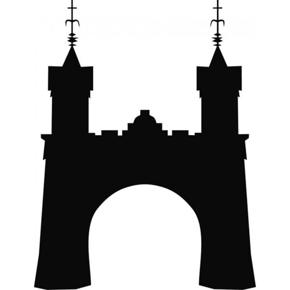 GENERICO - Decomural Spooky Castle Halloween WS-17794