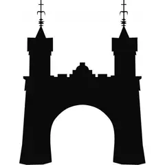 GENERICO - Decomural Spooky Castle Halloween WS-17794
