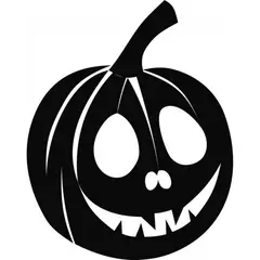 GENERICO - Decomural Pumpkin Head Halloween WS-17797