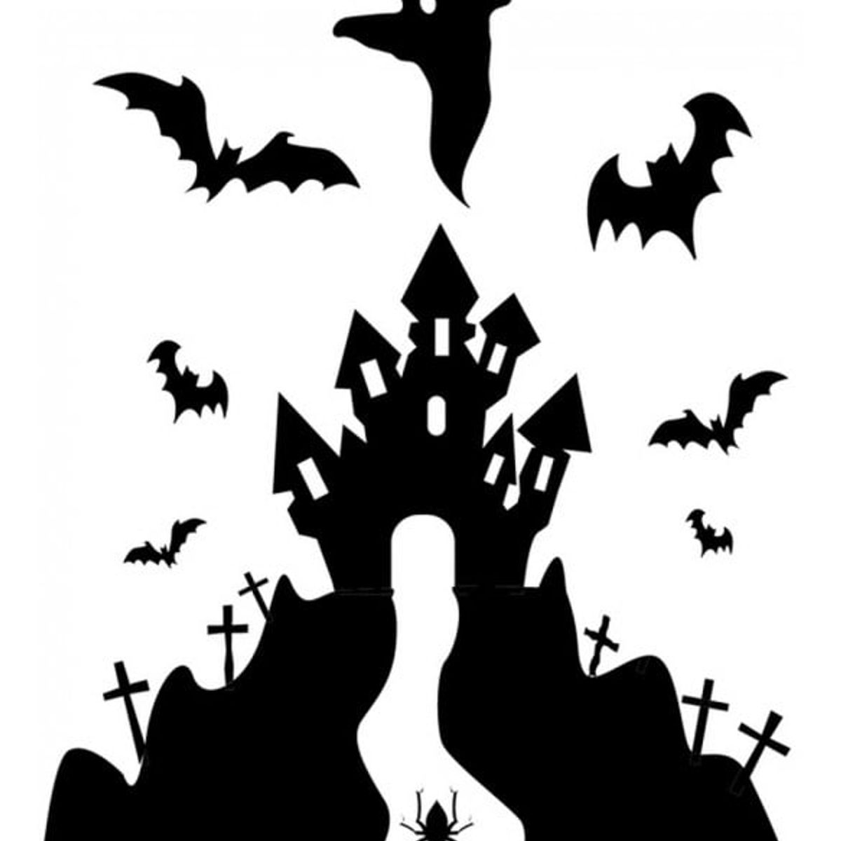 GENERICO - Decomural Haunted House Ghosts Halloween WS-17800