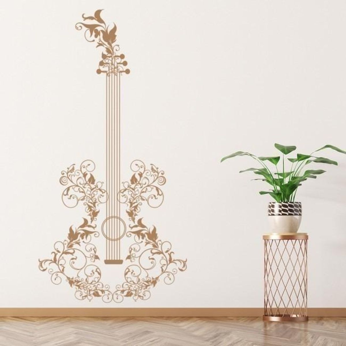 GENERICO - Decomural Floral Guitar Music WS-17808