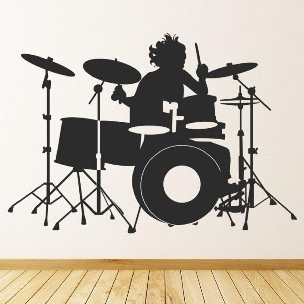 GENERICO - Decomural Drum Set Rock Band Music WS-17809