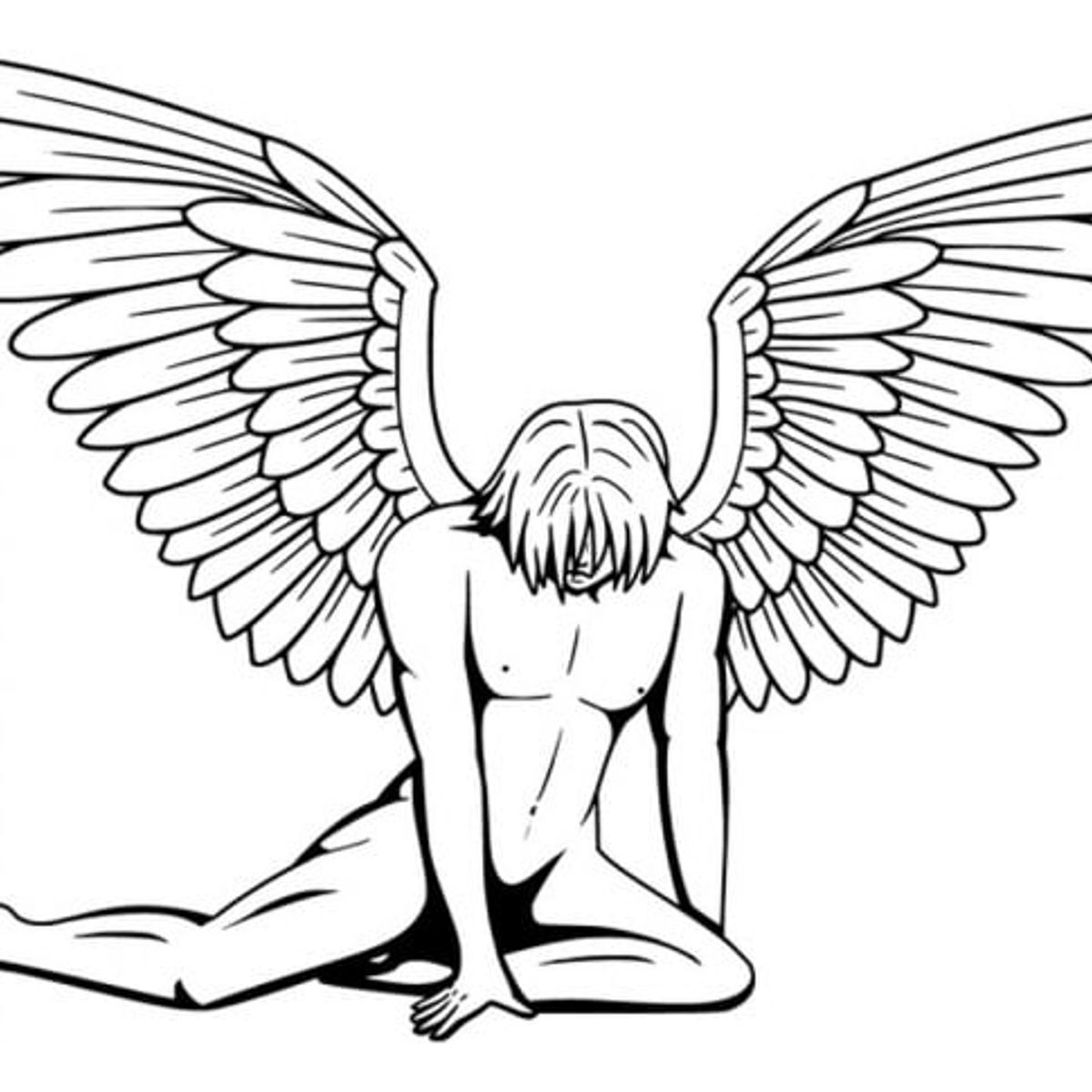 GENERICO - Decomural Fallen Male Angel WS-17825