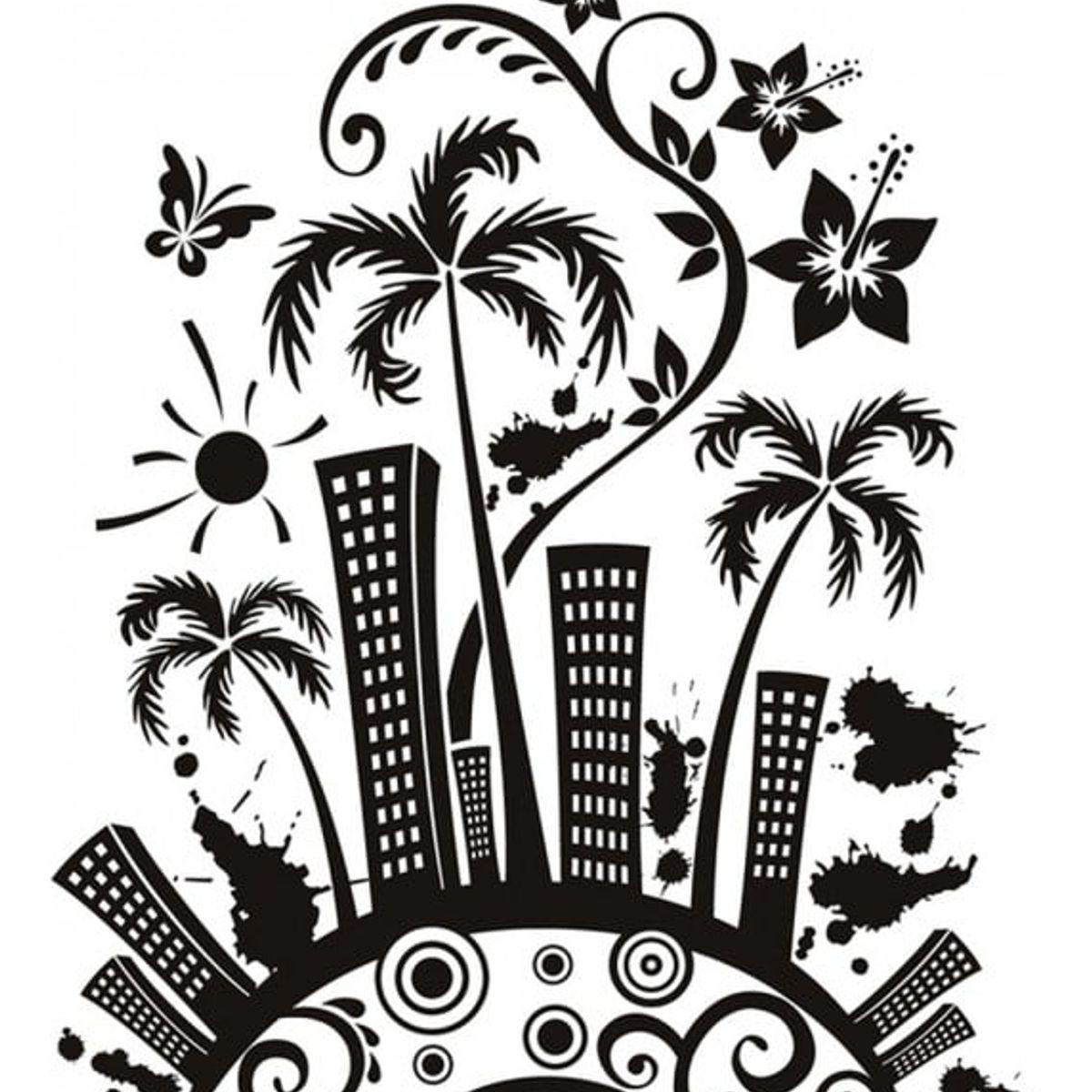 GENERICO - Decomural Funky City Sunshine WS-19011