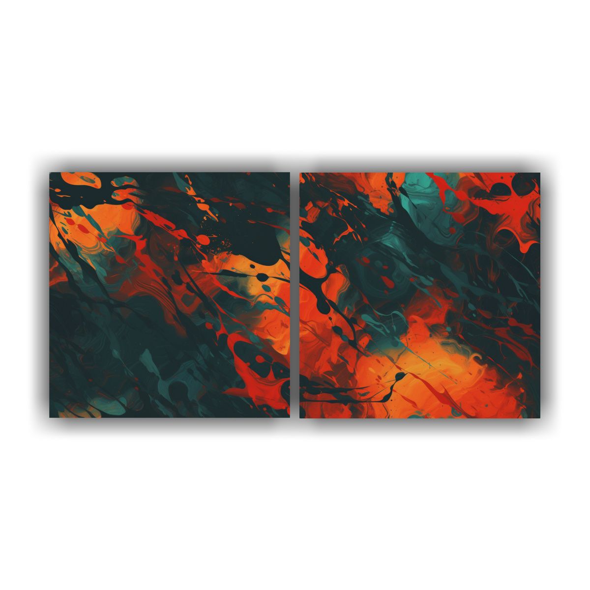 GENERICO - Pintura Abstracta Vintage Espacio Misterioso En 140x70 Cm