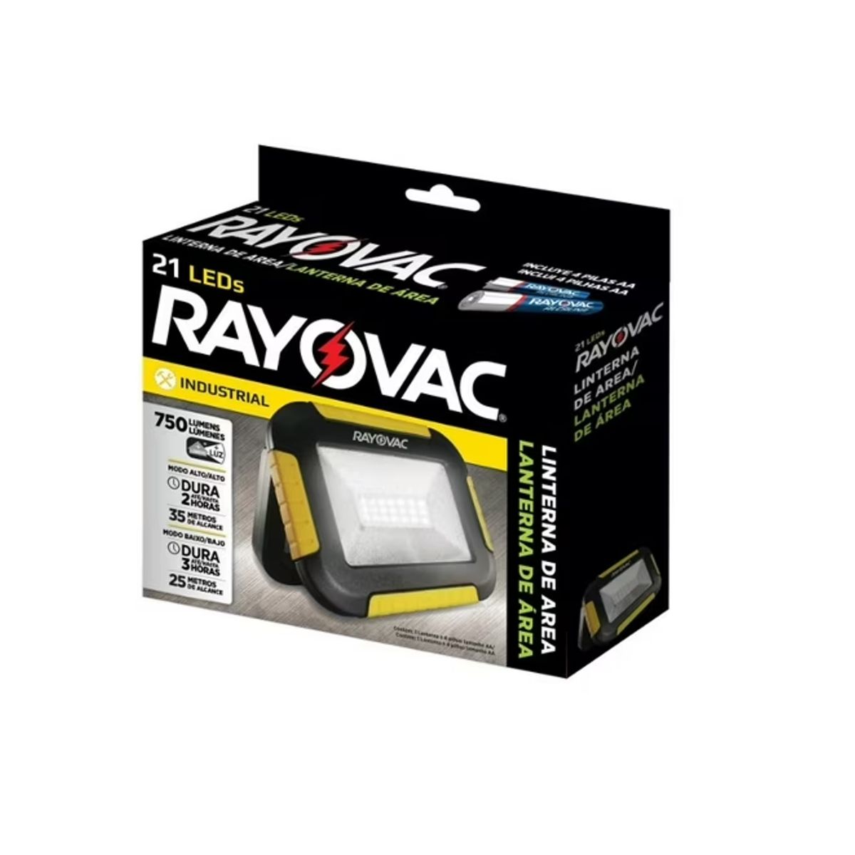 RAYOVAC - Linterna Estadio 750 Lúmenes 21 Leds Rayovac