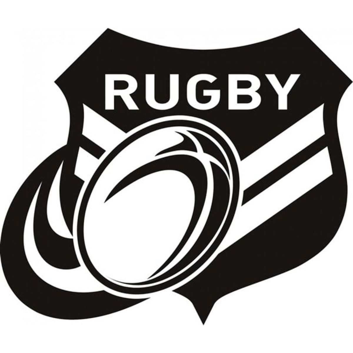 GENERICO - Decomural Rugby Badge Rugby Ball WS-19018