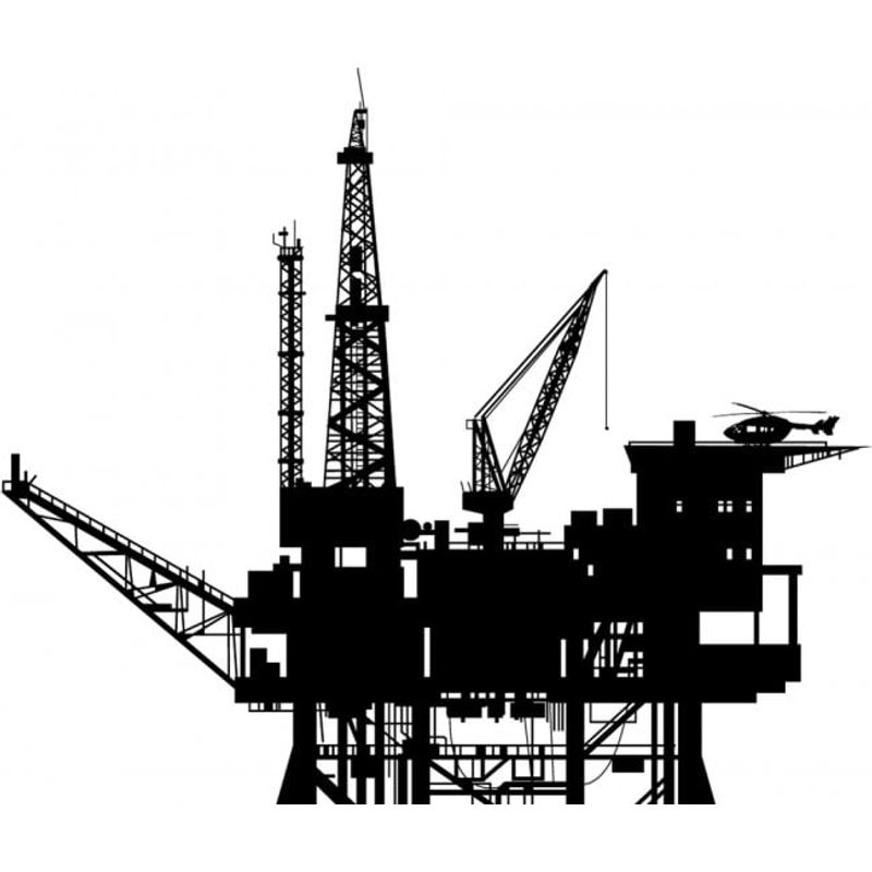 GENERICO - Decomural Oil Rig Ocean Boats Drill WS-17847