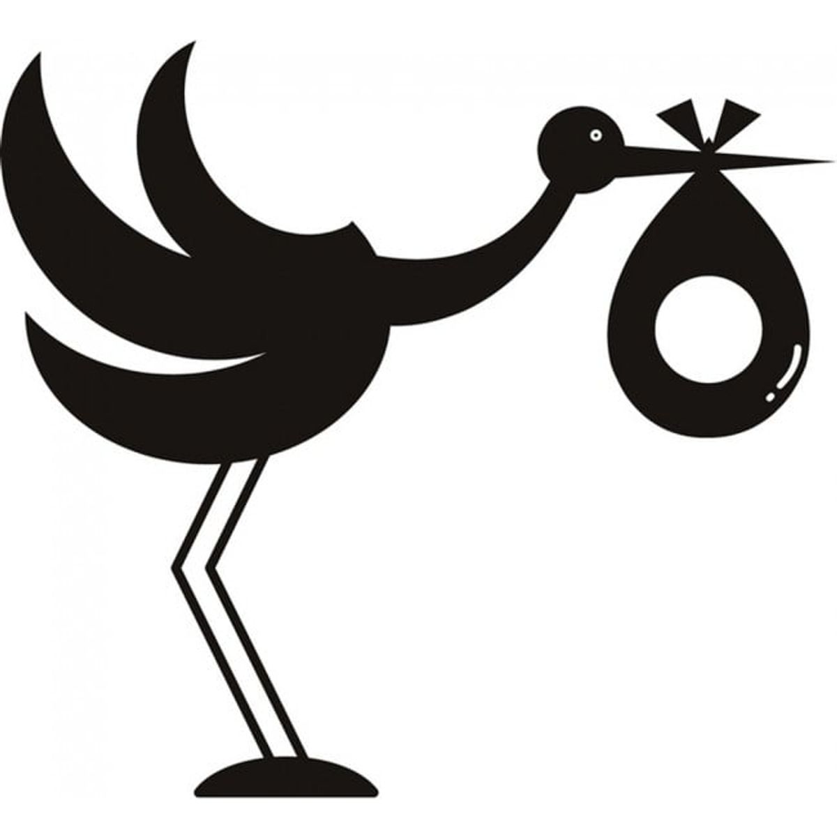 GENERICO - Decomural Stork Baby Shower WS-19064