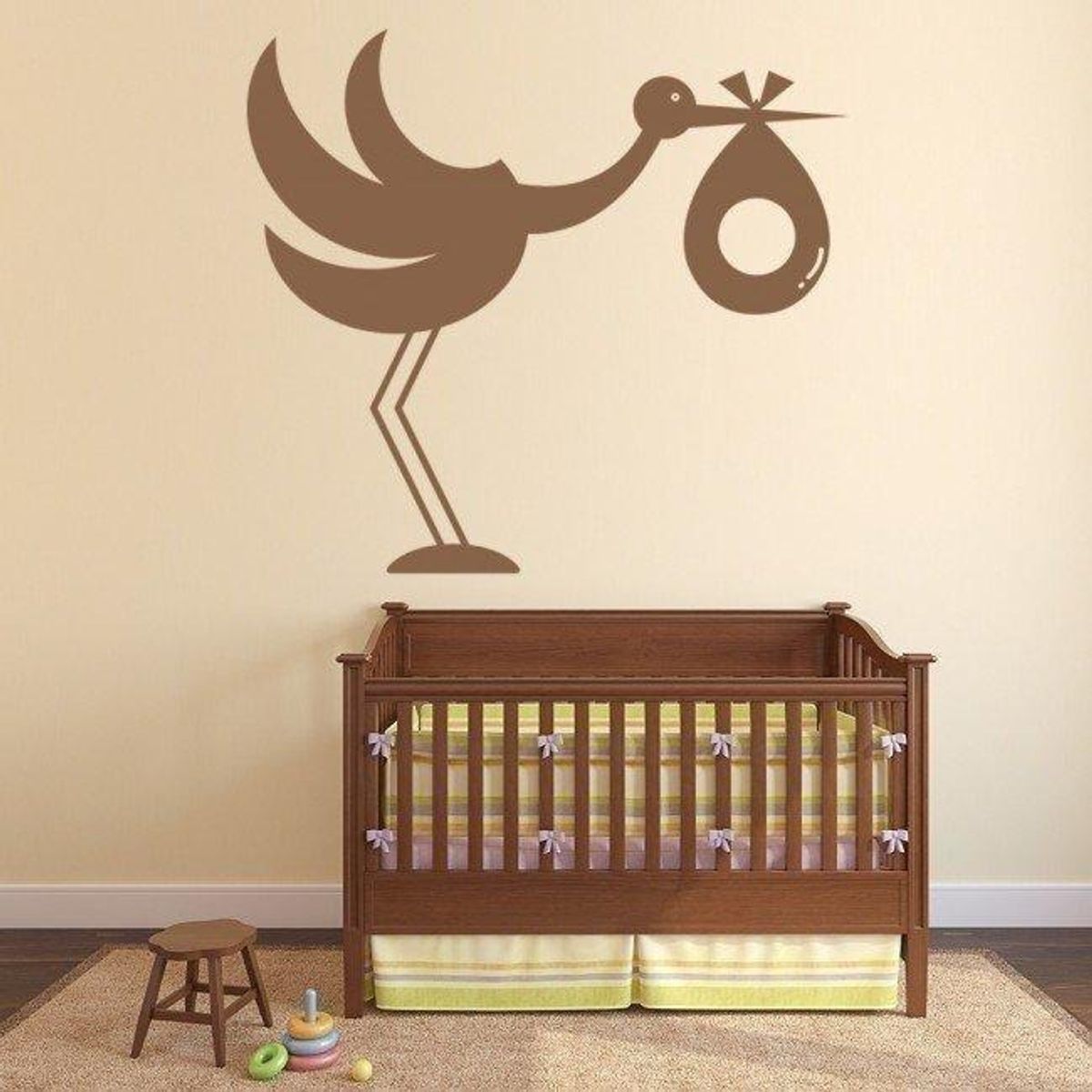 GENERICO - Decomural Stork Baby Shower WS-19064