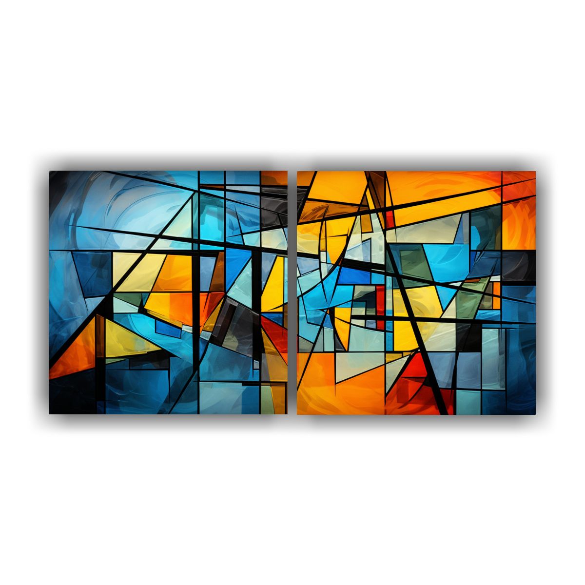 GENERICO - Pinturas Decorativas De Arte Abstracto Inspiradas 140x70 Cm