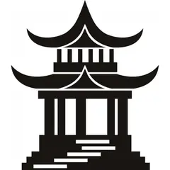 GENERICO - Decomural Japanese Temple Religion WS-19119