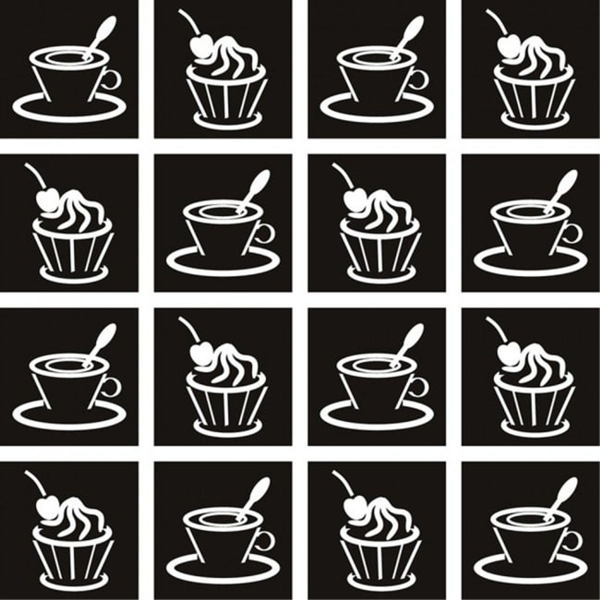 GENERICO - Decomural Coffee Cake Food Drink WS-19130