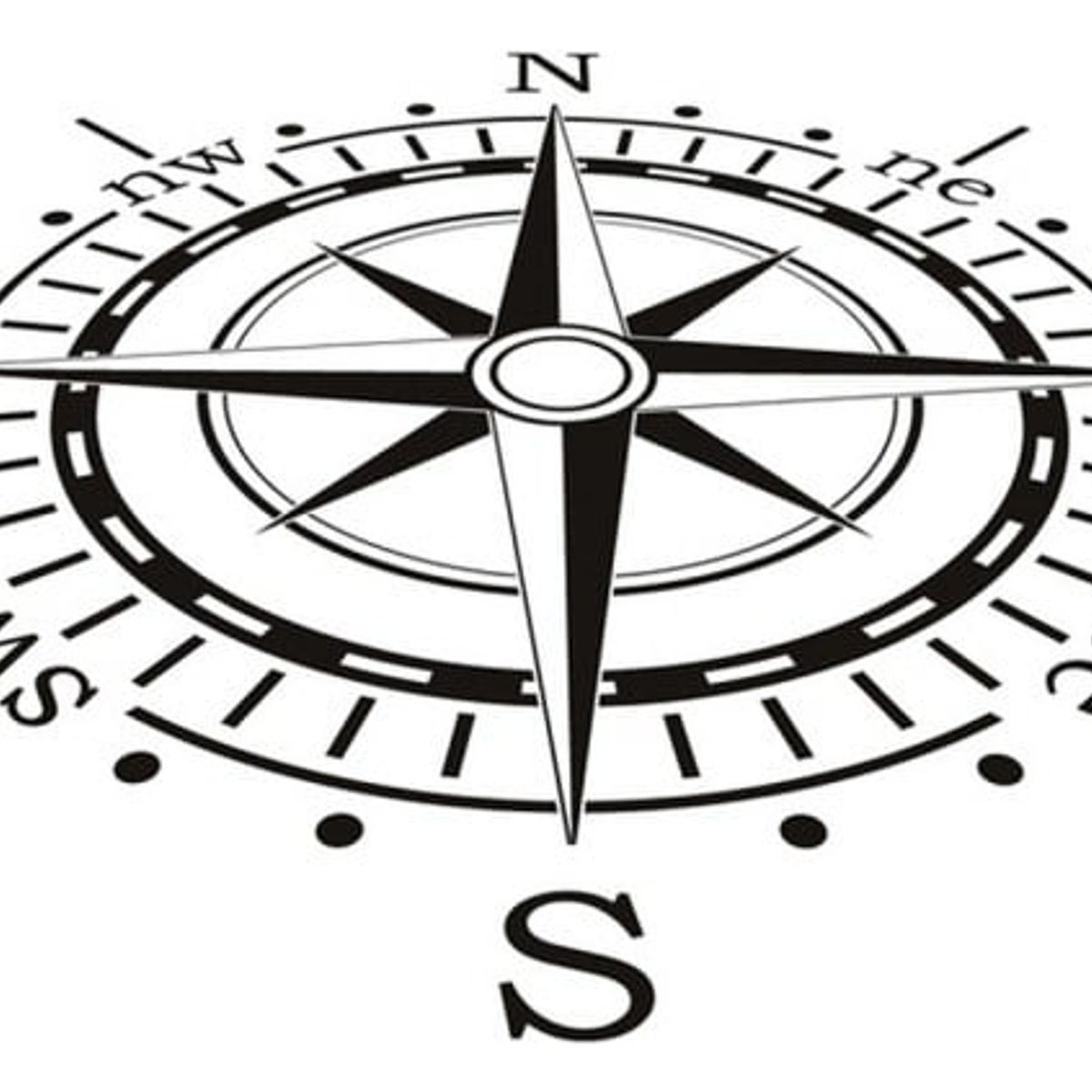 GENERICO - Decomural Compass Navigation Nautical Sailing WS-19147