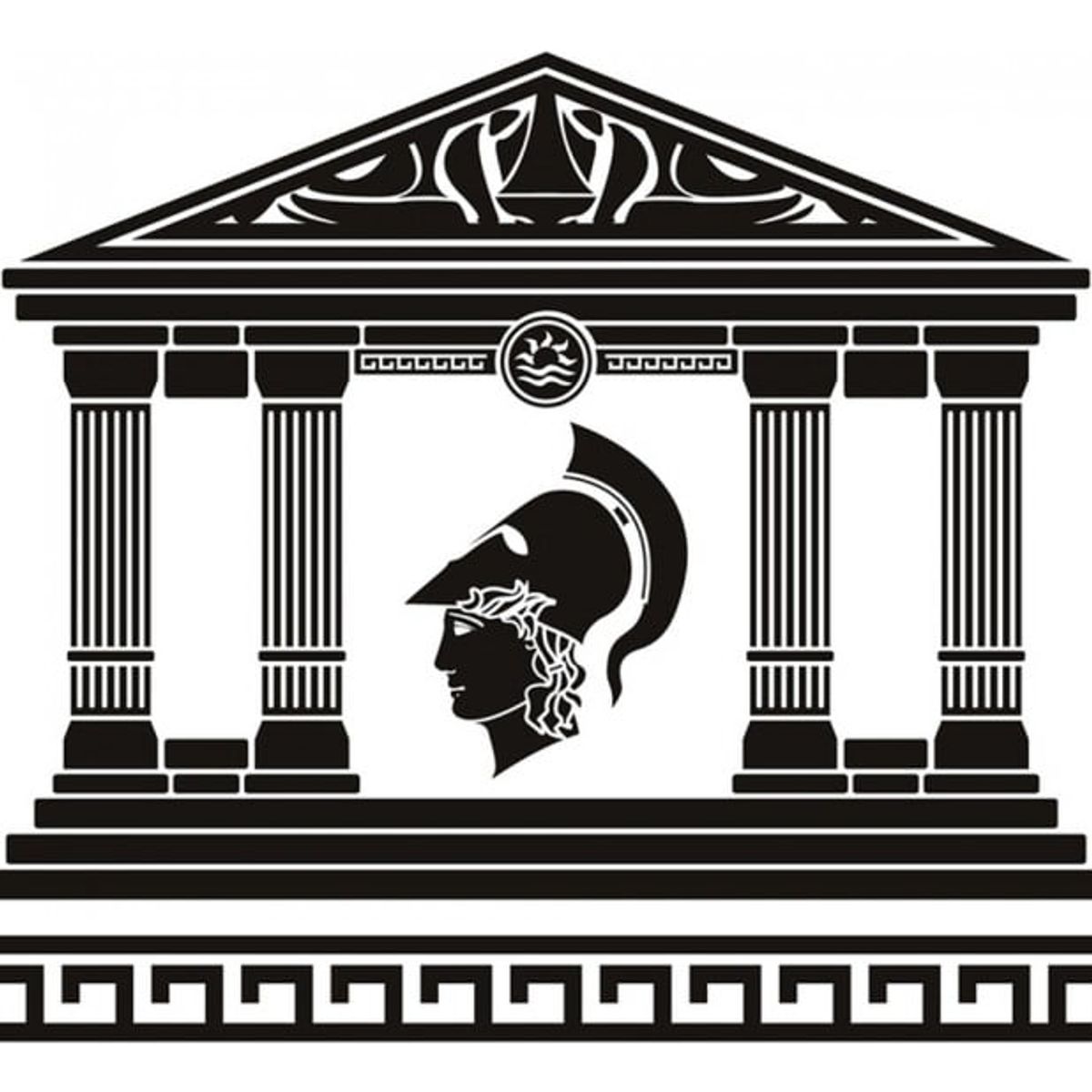 GENERICO - Decomural Greek Temple Roman Soldier WS-17889