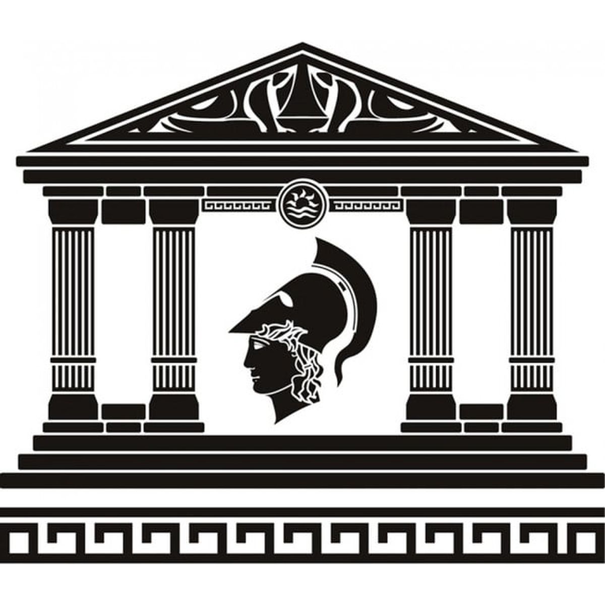 GENERICO - Decomural Greek Temple Roman Soldier WS-17889