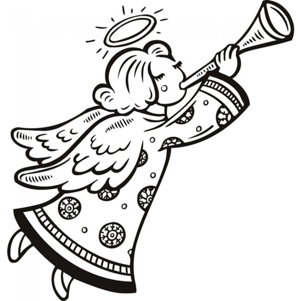 GENERICO - Decomural Xmas Angel Halo Festive Christmas WS-17892