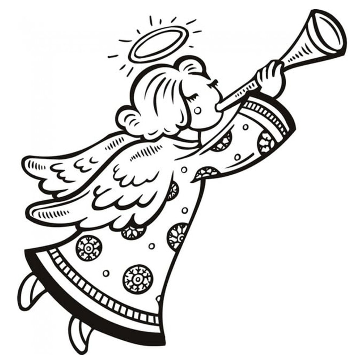 GENERICO - Decomural Xmas Angel Halo Festive Christmas WS-17892