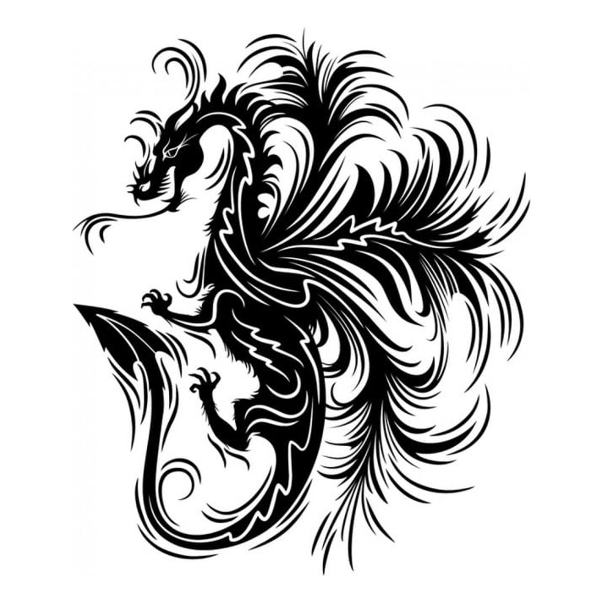 GENERICO - Decomural Dragon Art Fantasy Monster WS-19149