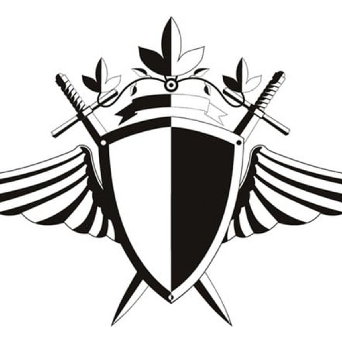 GENERICO - Decomural Badge Shield Sword WS-19154